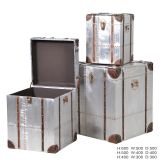 Space Industrial Cube Trunk Storage Chests